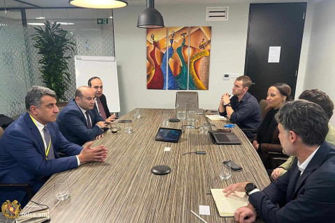ԱՍՀ նախարարը հանդիպում է ունեցել Թոնի Բլերի գլոբալ փոփոխությունների ինստիտուտի և Օքսֆորդի Էլիսոնի տեխնոլոգիական ինստիտուտի ներկայացուցիչների հետ