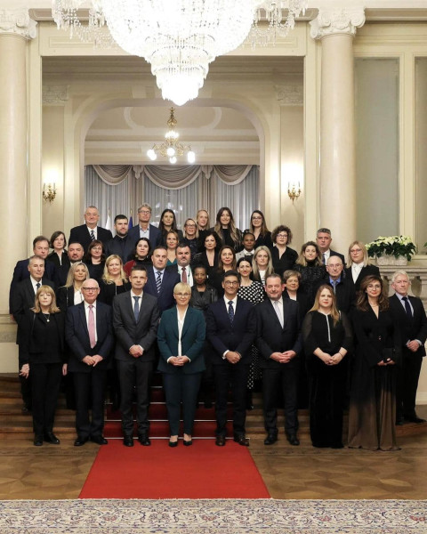 Anahit Manasyan participated in official reception organized on behalf of President of Slovenia