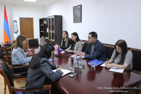 Anahit Manasyan received Director-General of International Commission on Missing Persons