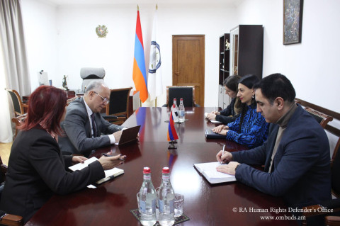 ՄԻՊ-ը և Իրաքի դեսպանության գործերի ժամանակավոր հավատարմատարը քննարկել են մարդու իրավունքների ոլորտում առկա մարտահրավերները