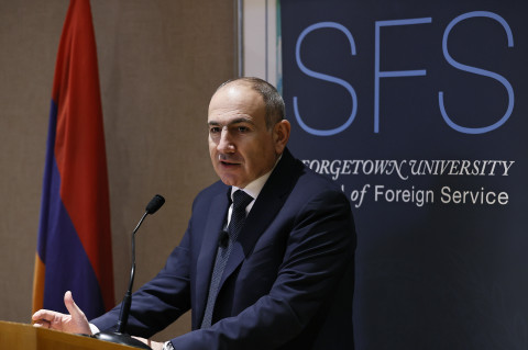 Armenia’s Prime Minister Pashinyan delivers lecture at Georgetown University