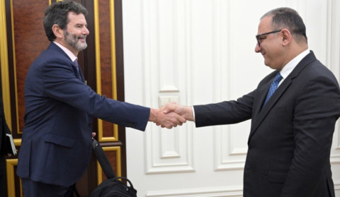 Deputy Prime Minister Tigran Khachatryan receives delegation led by head of EBRD Caucasus region