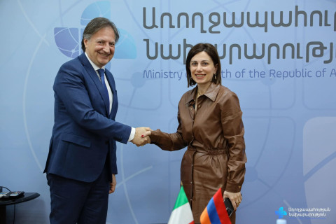 Առողջապահության բնագավառում հայ-իտալական հարաբերությունները դինամիկ զարգացող են. Ավանեսյանը՝ Իտալիայի դեսպանին