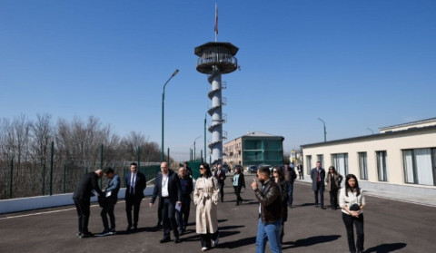 Journalists arriving in Armenia from Turkey visited Armenian-Turkish border