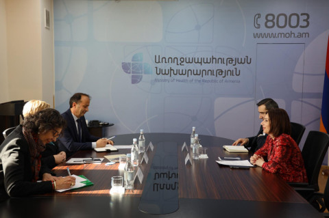 Քննարկվել է Հայաստանում ԿԽՄԿ-ի հետ համատեղ իրականացվող ծրագրերի ընթացքը