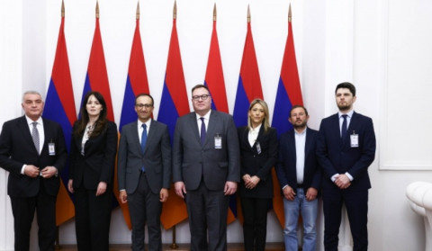 Delegation led by State Secretary of MFA of Montenegro Periša Kastratović hosted in Parliament