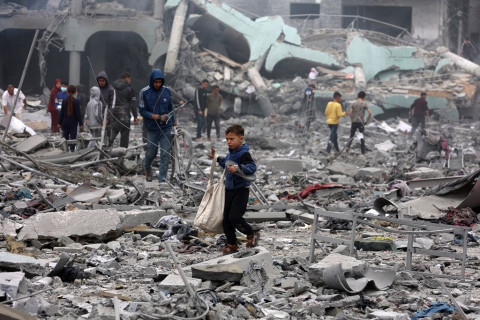 Israeli warplanes and drones bombed several areas across the Gaza Strip, killing at least 46 Palestinians