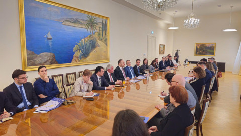 Meeting of Secretary General of Foreign Ministry of Armenia with representatives of Ministry of Foreign Affairs of Croatia and students of Diplomatic Academy