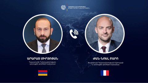 Արարատ Միրզոյանը Ֆրանսիայի ԱԳ նախարարին է ներկայացրել տարածաշրջանում անվտանգային իրավիճակը