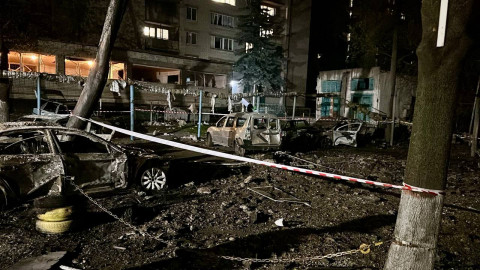 Russian drones hit apartment blocks in Ukraine's Kharkiv, 46 hurt