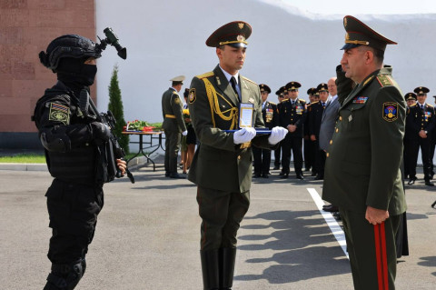Հանդիսավոր արարողություն՝ նվիրված ՊՆ ռազմական ոստիկանության կազմավորման 33-րդ տարեդարձին