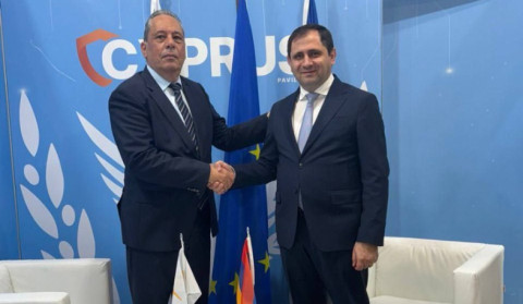 Suren Papikyan held meeting with Minister of Defence of Republic of Cyprus