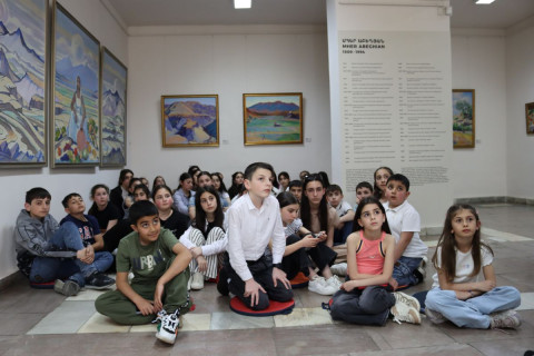 «Մշակութային ճամփորդություն Հայաստանում» ծրագրի երեխաները բացահայտեցին գեղանկարչության ժանրերը