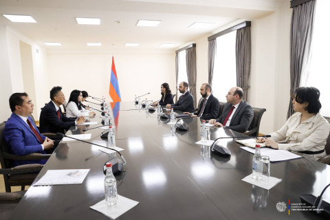 Armenia and China are currently at stage of significant development of relations: Mirzoyan to Ambassador Li Xinwei