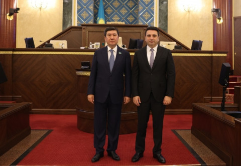 RA NA President meets with Speaker of Mazhilis of Parliament of Kazakhstan