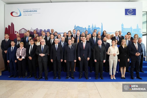 Ararat Mirzoyan participates in session of Committee of Ministers of Council of Europe in Luxembourg