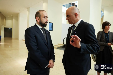 Ararat Mirzoyan and Alain Berset touched upon issues of Armenia-CoE cooperation