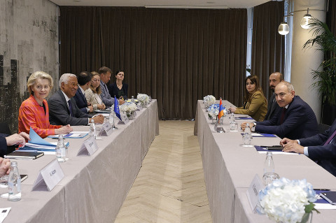 Nikol Pashinyan meets with António Costa and Ursula von der Leyen