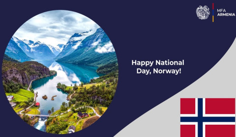 Ministry of Foreign Affairs of Armenia congratulated Norway on Constitution Day