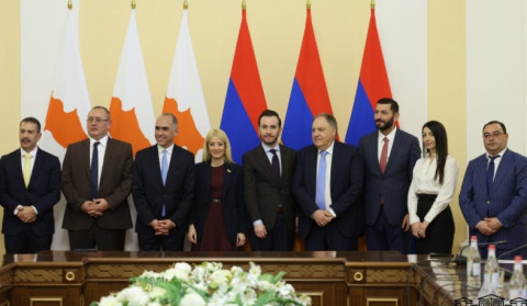 Deputies of Inter-Parliamentary Committee on Cooperation between RA National Assembly and House of Representatives of Cyprus meet with delegation led by Annita Demetriou