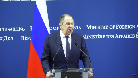 We are in favor of next two events in '3+3' format taking place in capitals of Armenia and Azerbaijan, one after other: Lavrov