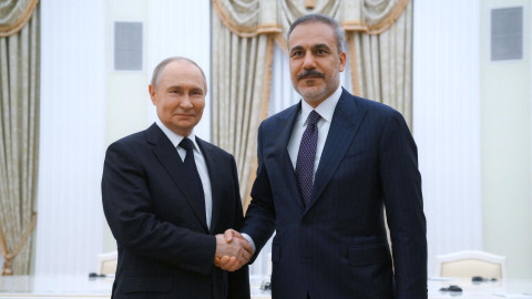 Putin meets Turkish FM Fidan in Moscow