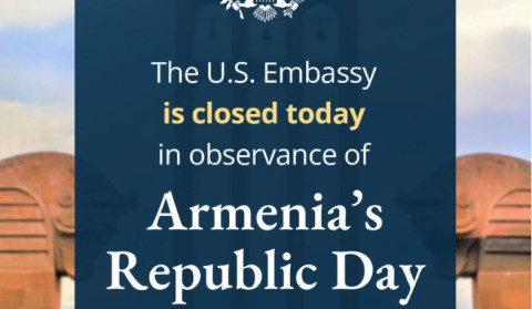 US Embassy to Armenia closed today