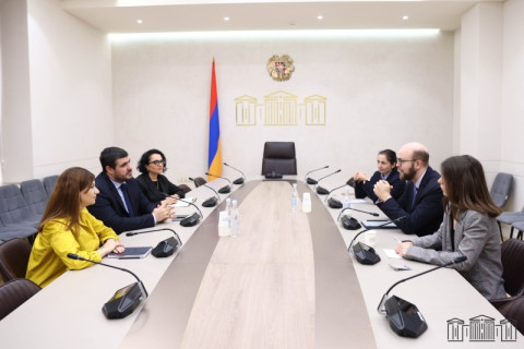 Arman Yeghoyan meets with representatives of Konrad Adenauer Foundation