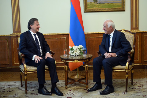 Vahagn Khachaturyan received Italian Ambassador Alessandro Ferranti
