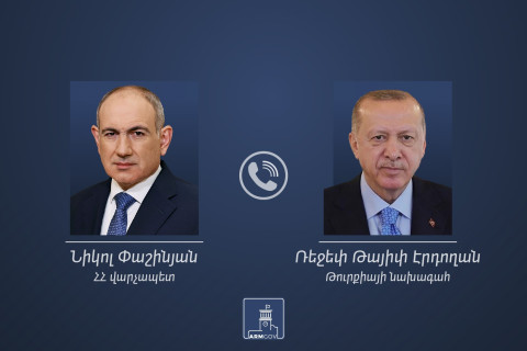 Pashinyan, Erdoğan hold telephone conversation
