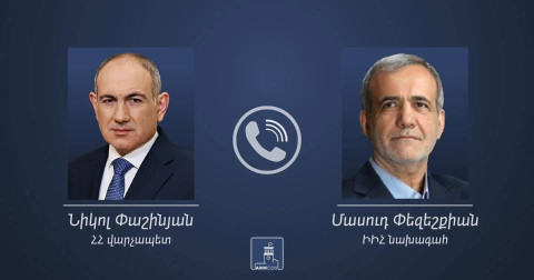 Состоялся телефонный разговор премьер-министра Пашиняна и президента Ирана