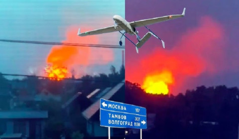 Ukrainian drones attack Tambov gunpowder factory