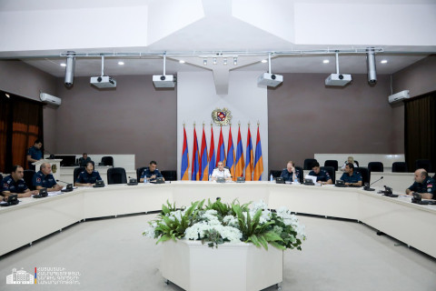 Աշխատանքային խորհրդակցություն ՆԳՆ փրկարար ծառայությունում․ ամփոփվել են համալիր ստուգումների արդյունքները