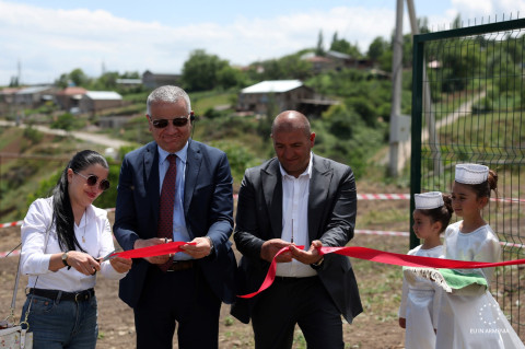 EU Ambassador visits Syunik: new 80kW/h solar photovoltaic station built in Tegh community