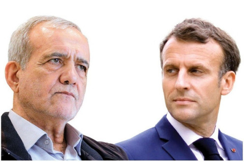 Macron reported on phone conversation with Pezeshkian