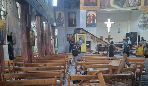 Suicide bombing at Damascus church kills 22: Syrian authorities