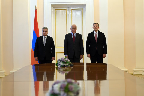Հանրապետության նախագահի նստավայրում տեղի է ունեցել դատավորների երդման արարողություն