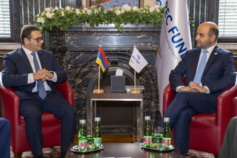 Meeting of Deputy Foreign Minister of Armenia with President of OPEC Fund for International Development