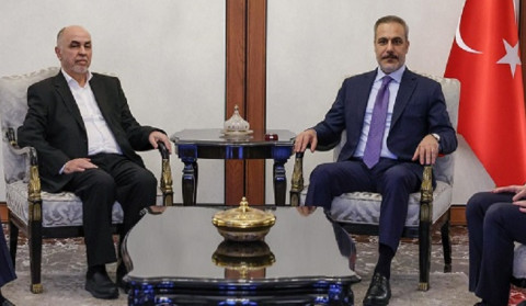 Fidan HƏMAS nümayəndə heyəti ilə Qəzza zolağındakı vəziyyəti müzakirə edib