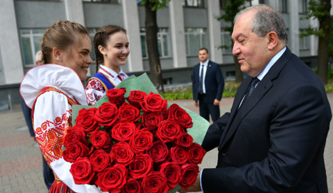 President visits Informatics and Radio Engineering University