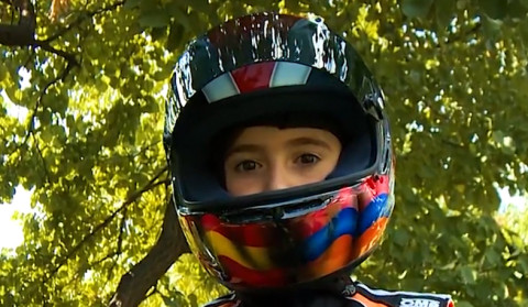 10-year-old Armenian kart racer on his way to victories