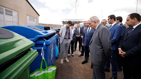 Տրվեց Կոտայքի և Գեղարքունիքի մարզերի կոշտ կենցաղային թափոնների կառավարման ծրագրի մեկնարկը. վարչապետ