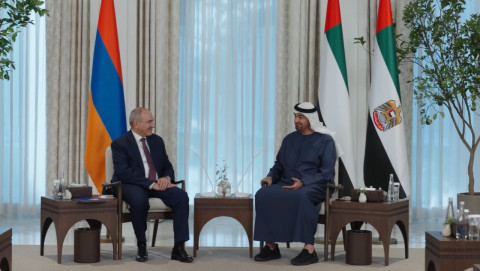 I had productive meeting with President of UAE: Nikol Pashinyan