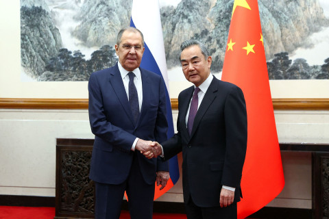 China's Foreign Minister Wang meets Russian counterpart Lavrov in Beijing
