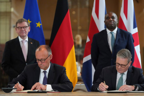 UK, Germany sign friendship treaty, deepening ties in face of threats