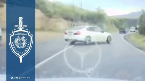 Oրինազանց վարորդը ձերբակալվել է․ խուլիգանության հատկանիշներով քրեական վարույթ է նախաձեռնվել