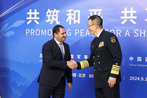 I am confident that spirit of partnership established between Armenia and China in defence sphere will continue to serve interests of our countries: Papikyan