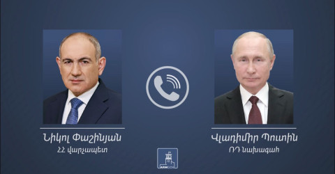 Փաշինյանը Պուտինին է ներկայացրել Վաշինգտոնում տեղի ունեցած բանակցությունների արդյունքները