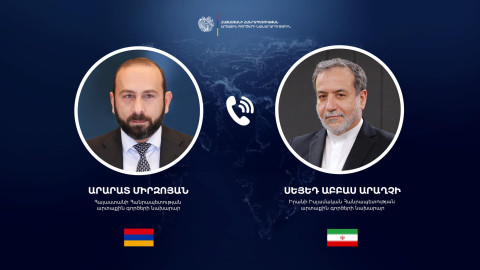 Միրզոյանը Սեյեդ Աբբաս Արաղչիին շնորհակալություն է հայտնել վաշինգտոնյան համաձայնությունների վերաբերյալ սկզբունքային անդրադարձի համար