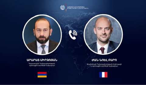 Phone Conversation of the Foreign Ministers of Armenia and France